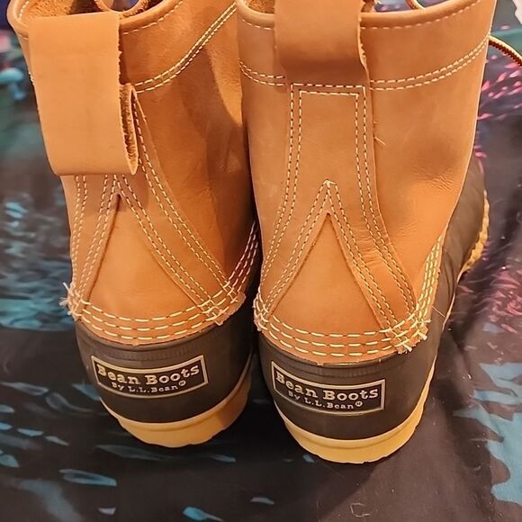 Men's L.L.bean  bean boots Brown and Tan Boots size 10 euc - Picture 4 of 5